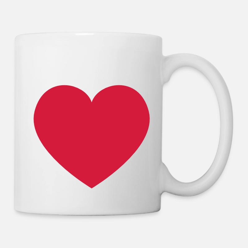 Coeur Coeur - Mug blanc - blanc