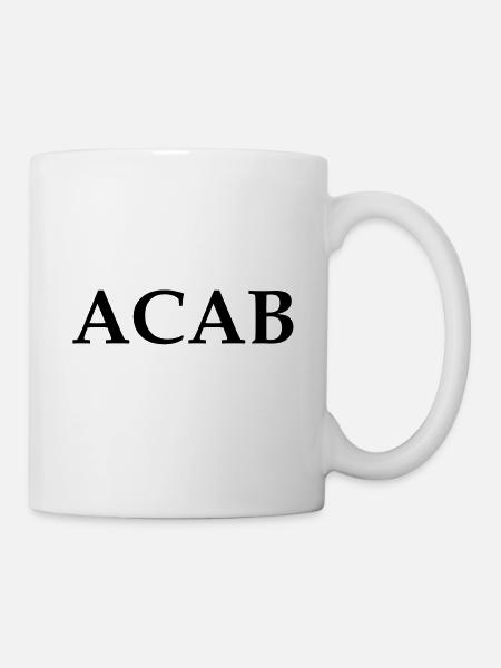 ACAB - Spongebozz - Tasse - Weiß
