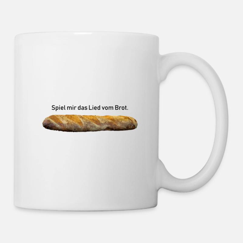 Brot - Tasse - Weiß