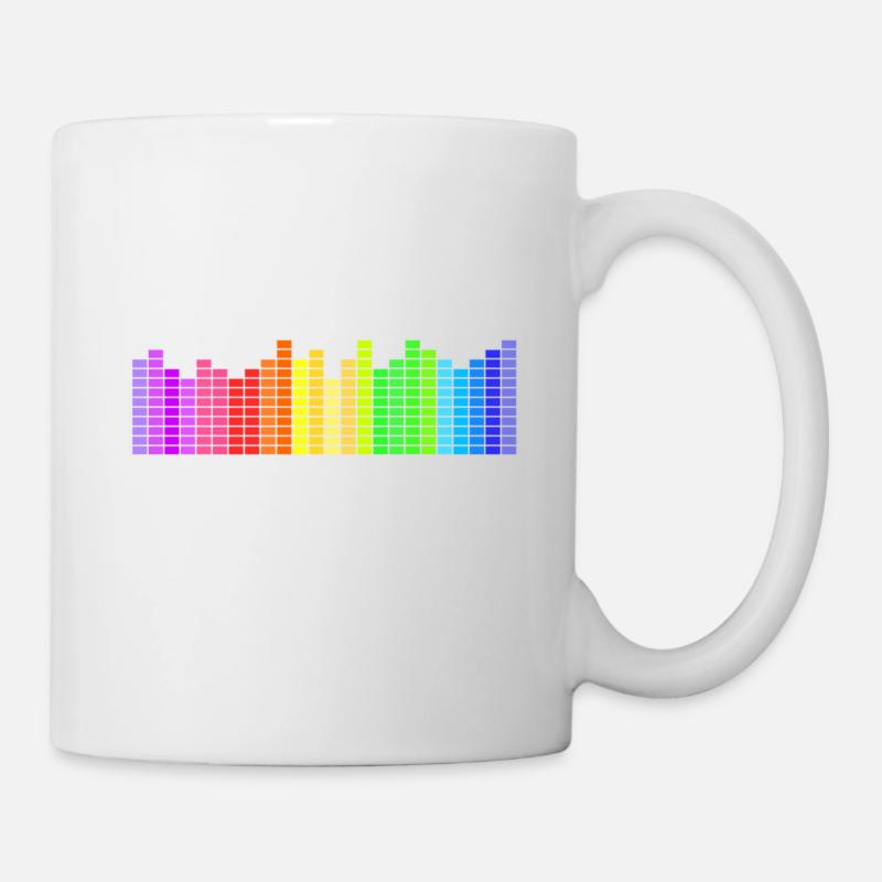 Égaliseur HD - Mug blanc - blanc