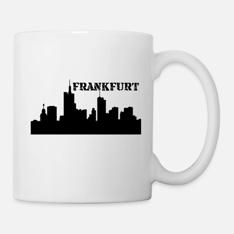Frankfurt - skyline - Mug - white