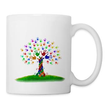 la variété vivante - Mug blanc - blanc - Droite