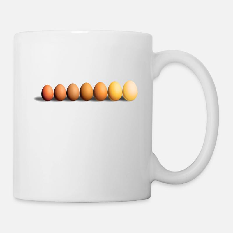 Les Oeufs - Mug blanc - blanc