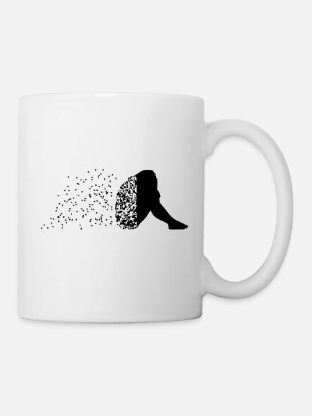 Traurig - Tasse - Weiß