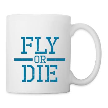 Skydiving Fallschirmspringer Geschenk Paragliding - Tasse - Weiß - Rechts