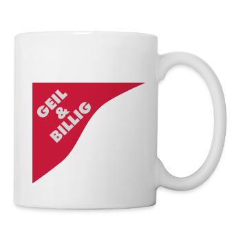 GEIL & BILLIG - Tasse - Weiß - Rechts