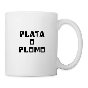 Plata o plomo - Mug blanc - blanc - Droite