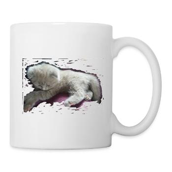 chat - Mug blanc - blanc - Droite