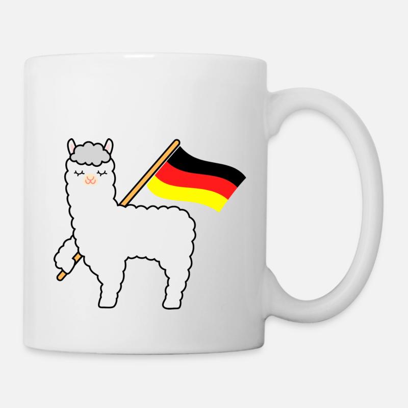 Coupe du monde Alpaca Allemagne - Mug blanc - blanc