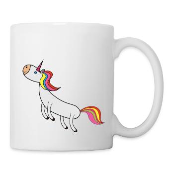 Einhorn - Tasse - Weiß - Rechts