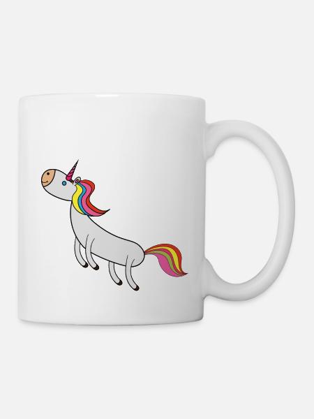 Einhorn - Tasse - Weiß