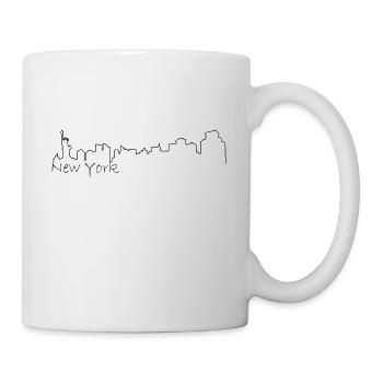 Skyline New York City - Tasse - Weiß - Rechts
