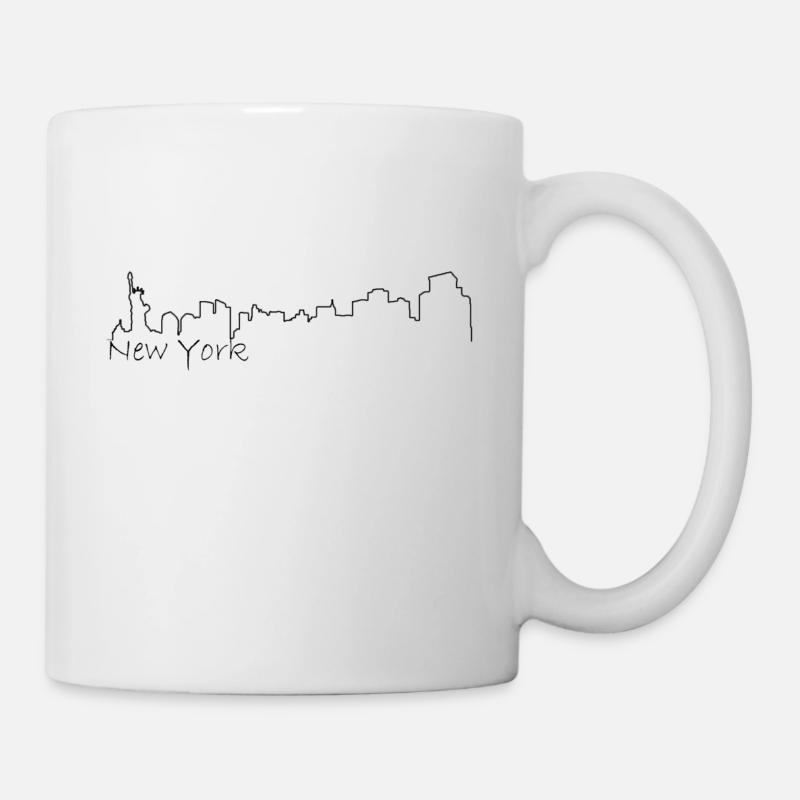 Skyline de New York - Mug blanc - blanc