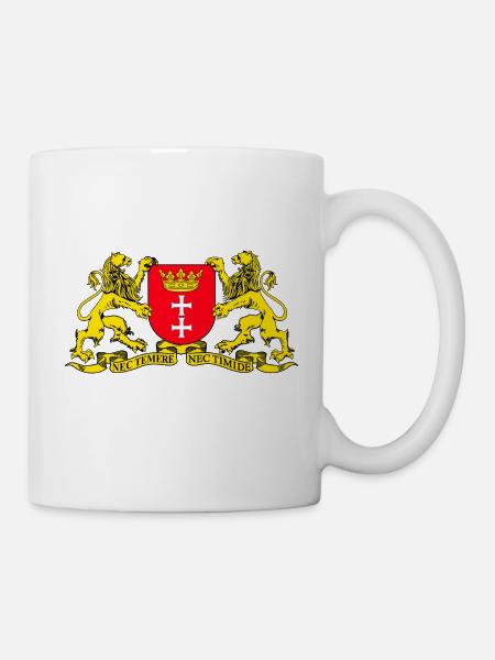 Wappen von Danzig - Tasse - Weiß