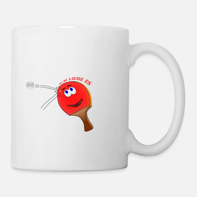 tennis de table - Mug blanc - blanc