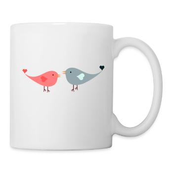 Lovebirds - Mug - white - Right
