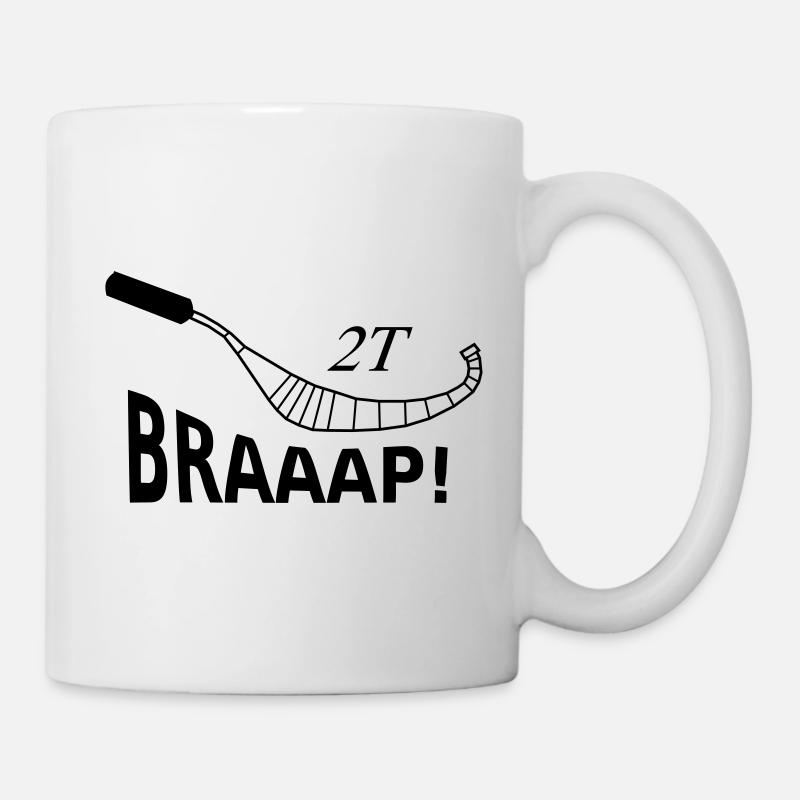 Auspuff 7 - Tasse - Weiß