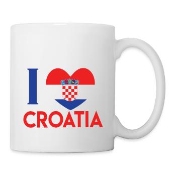Croatia Football Gift Fan World Cup - Mug - white - Right