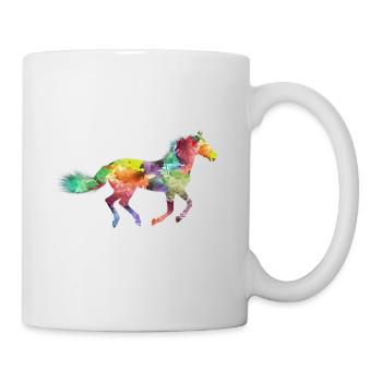 Rainbow horse - Mug - white - Right