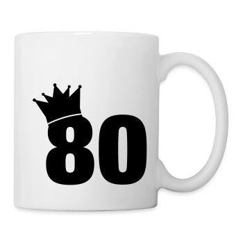 80_krone_f1 - Tasse - Weiß - Rechts