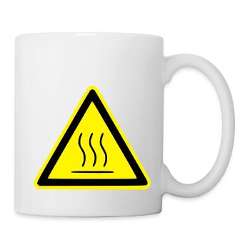 hot surface - Tasse - Weiß - Rechts