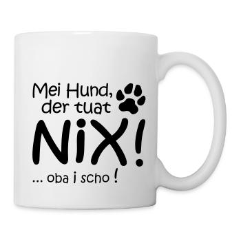 Mei Hund - Tasse - Weiß - Rechts