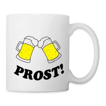 bier_prost - Tasse - Weiß - Rechts