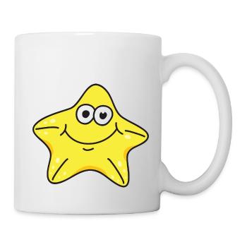 étoile de mer - Mug blanc - blanc - Droite