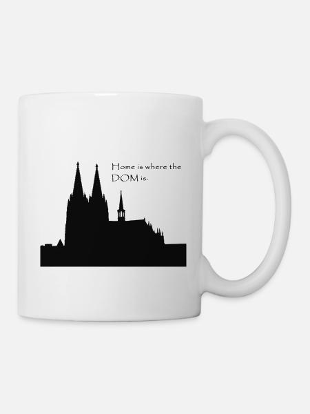 Cologne cathedral - Mug - white