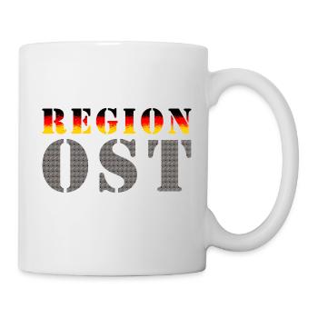 Region Ost (Ostdeutschland) - Tasse - Weiß - Rechts