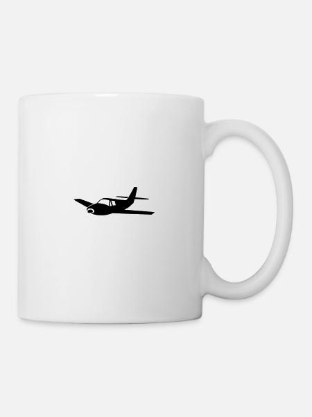 avion - Mug blanc - blanc
