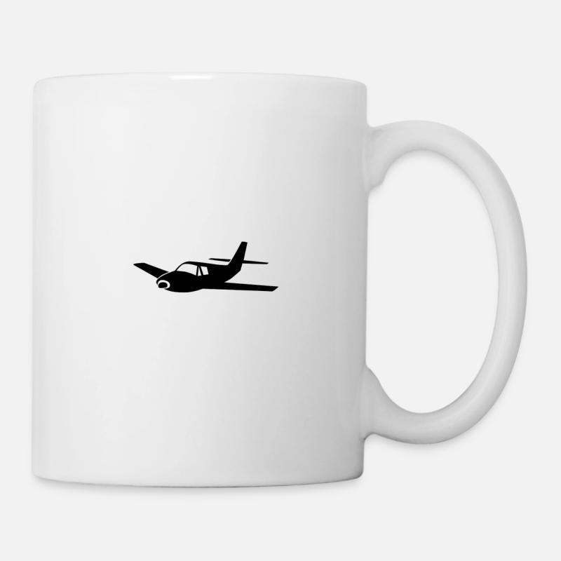 plane - Mug - white