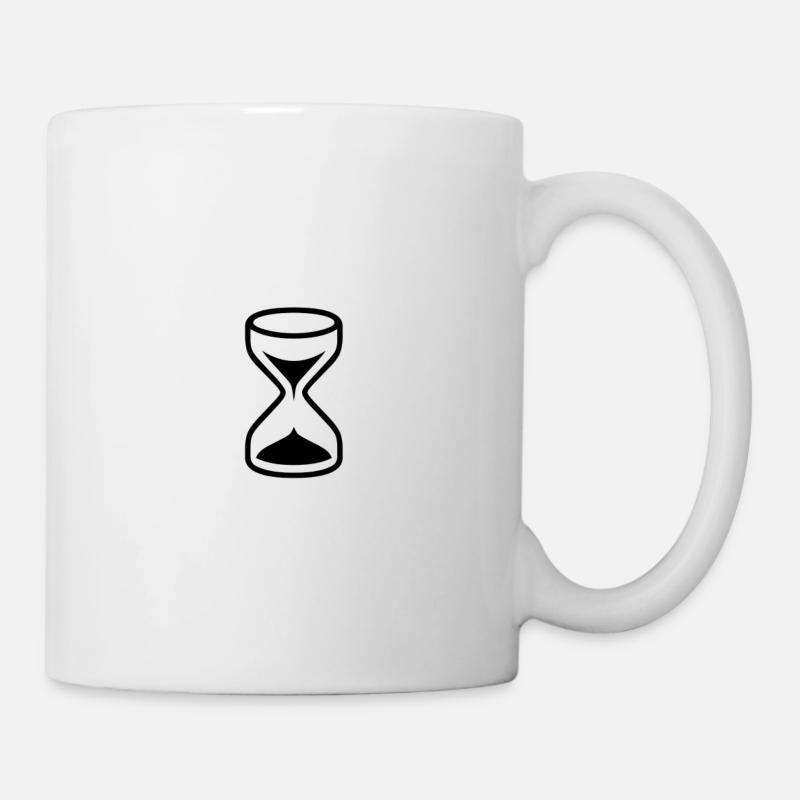 hourglass - Mug - white