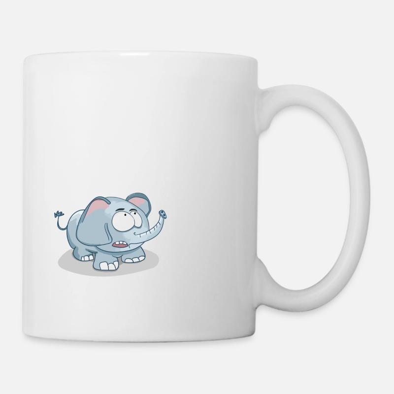 Elephant Hunt Club Tue quoi que ce soit, blanc - Mug blanc - blanc