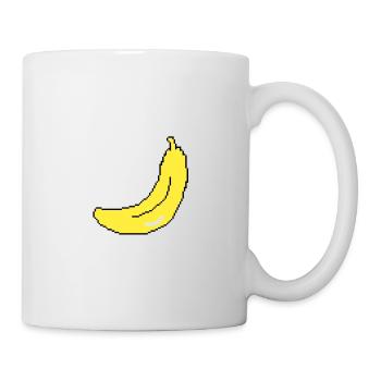Banana Pixel Art | Unisex - Mug - white - Right