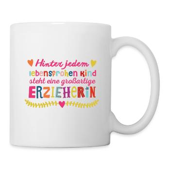Grand éducateur - Mug blanc - blanc - Droite
