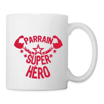 Godfather star super hero muscle arm s - Mug - white - Right