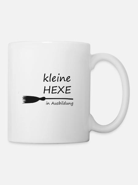 Kleine Hexe in Ausbildung - Tasse - Weiß