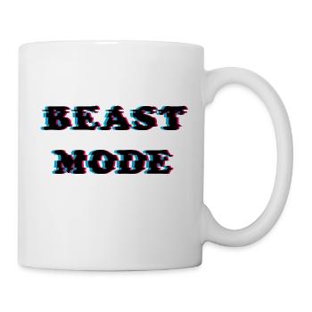 Beast Mode / Biest Modus - Tasse - Weiß - Rechts