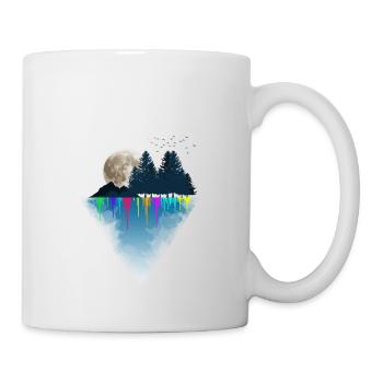 T-shirt coloré et stylé - Mug blanc - blanc - Droite