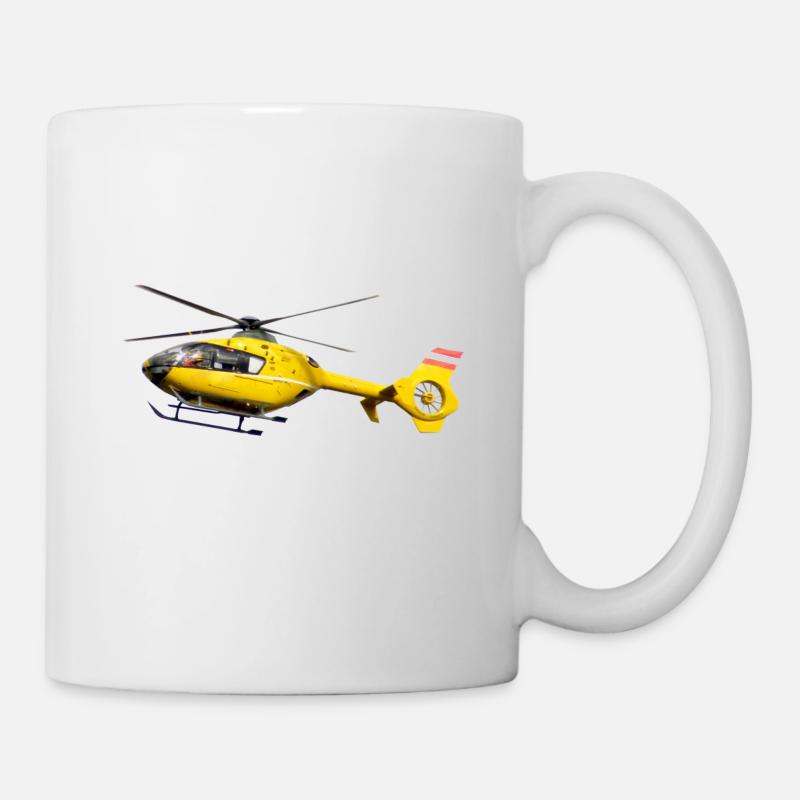 Rescue helicopter EC135 - Mug - white
