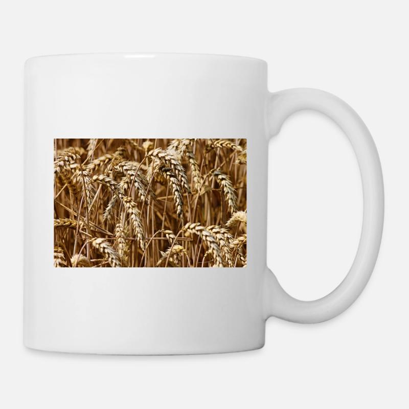 Weizenähren - Tasse - Weiß