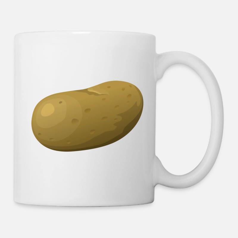 pomme de terre - Mug blanc - blanc
