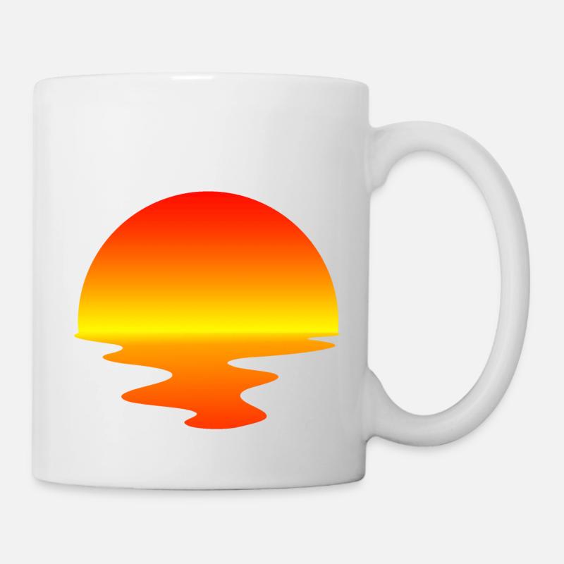 Sunset / sun - Mug - white