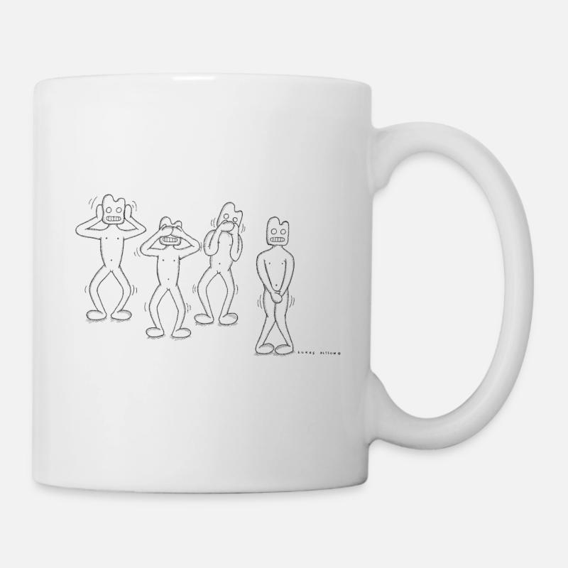 Four figures - Mug - white