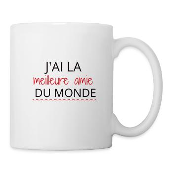 I have the best friend in the world - Mug - white - Right