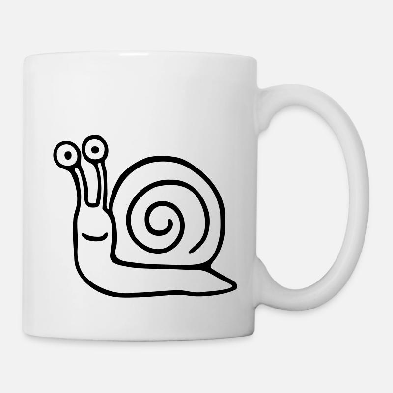 Schnecke 5.1 - Tasse - Weiß