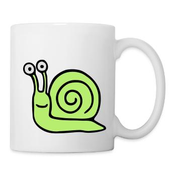 Schnecke 5.3 - Tasse - Weiß - Rechts