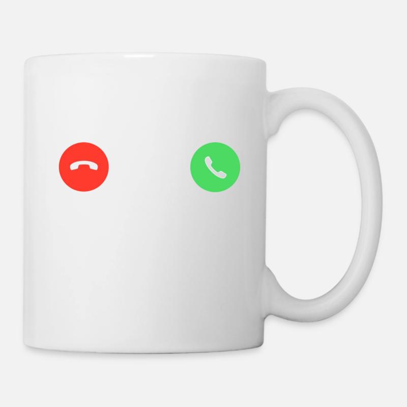 Incoming Call - Tasse - Weiß