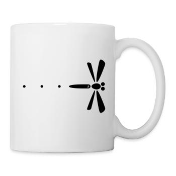 Libellule Manga - Mug blanc - blanc - Droite